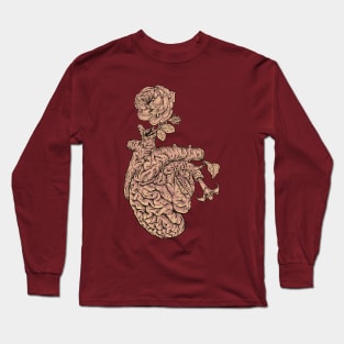 Brain Heart Long Sleeve T-Shirt